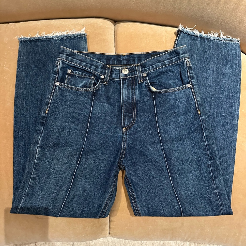Rag & Bone Front Seam Straight Leg Jean Size 26